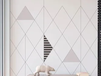 ROMBI - Carta da parati geometrico design